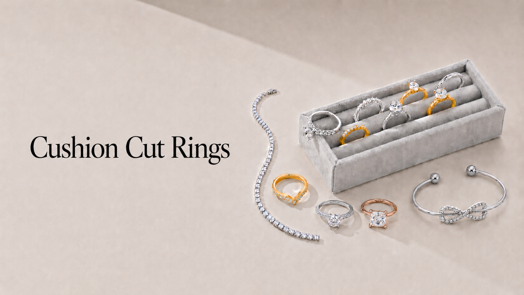 Cushion Cut Rings