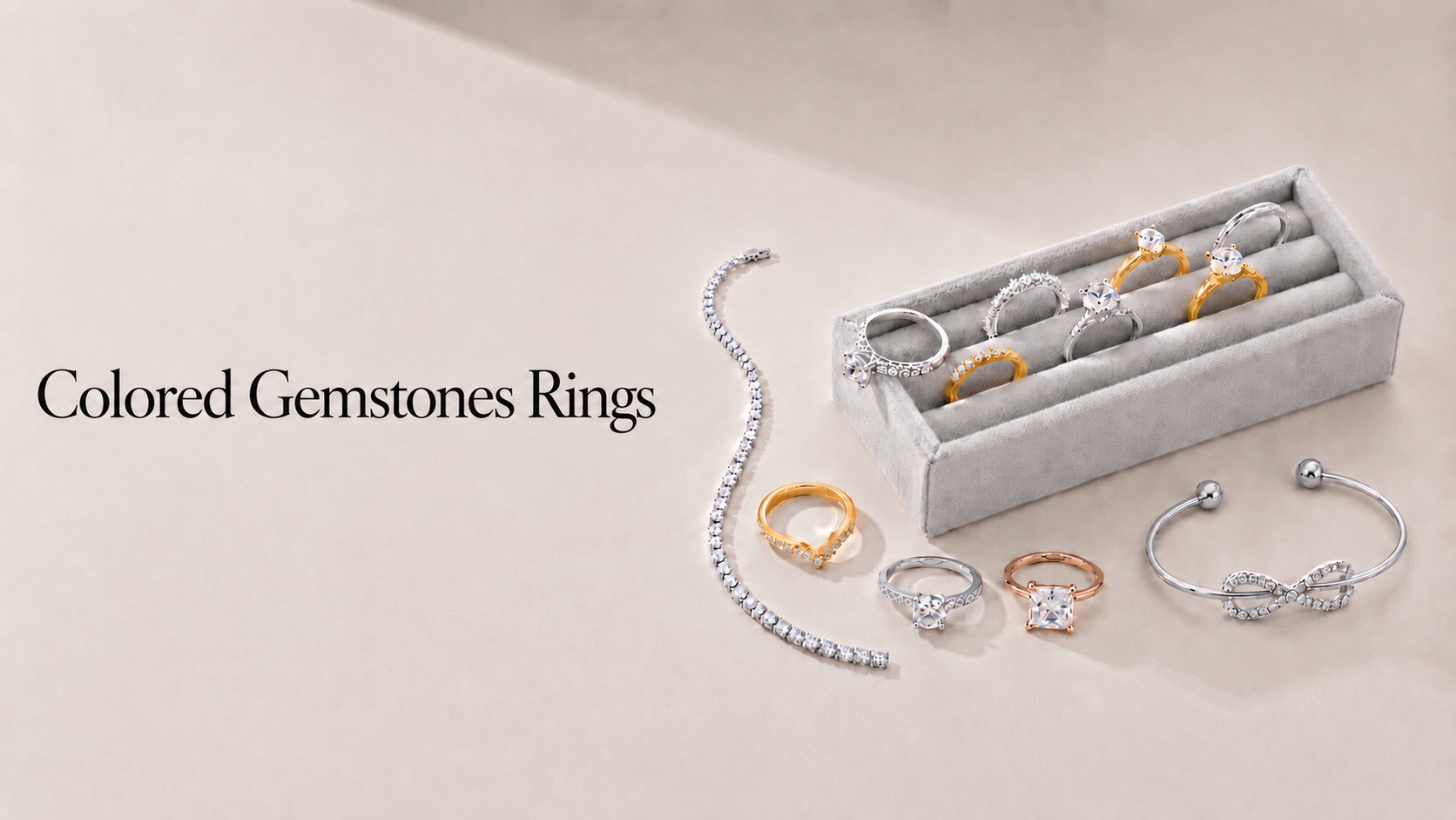 Colored Gemstone Rings