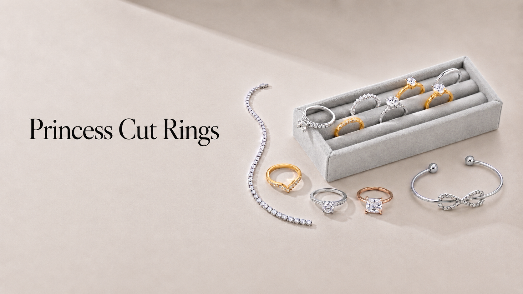 Princess Cut Rings