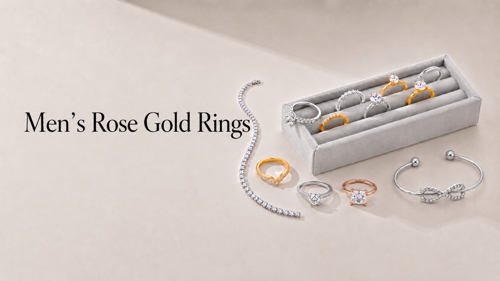 Men's Rose Gold Rings