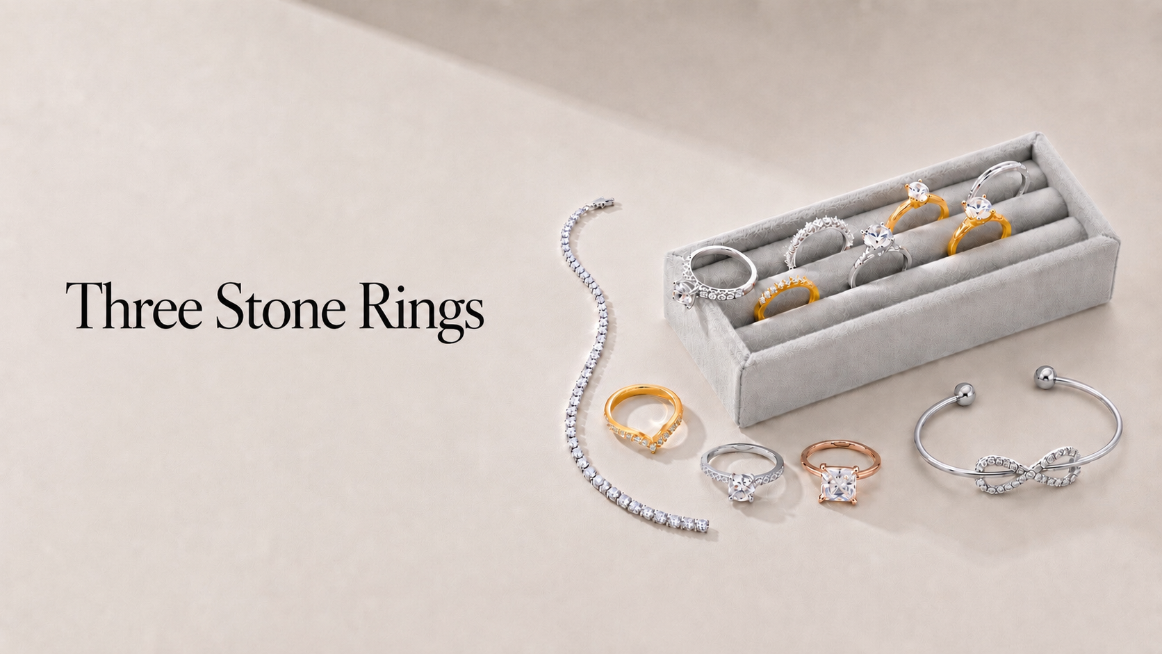 Three Stone Rings