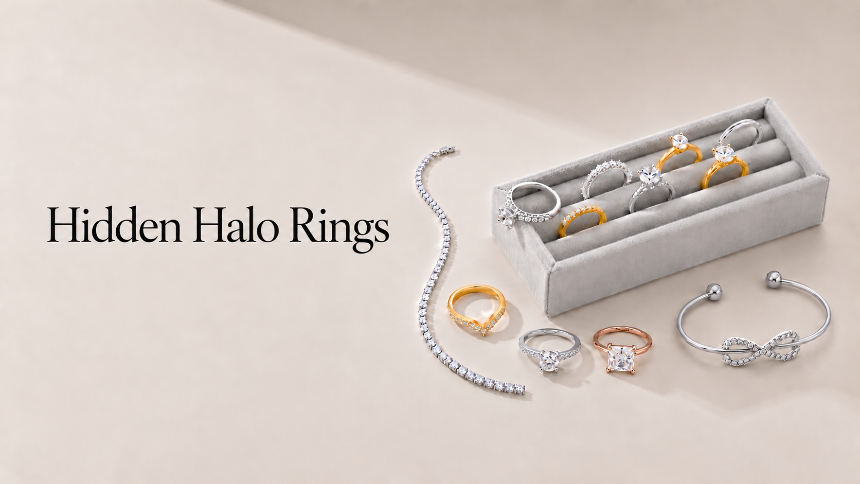 Hidden Halo Rings