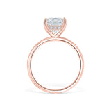 Hidden Halo Solitaire Engagement Ring