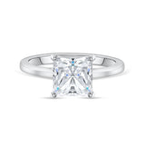 2 Carat Princess Cut Solitaire Ring