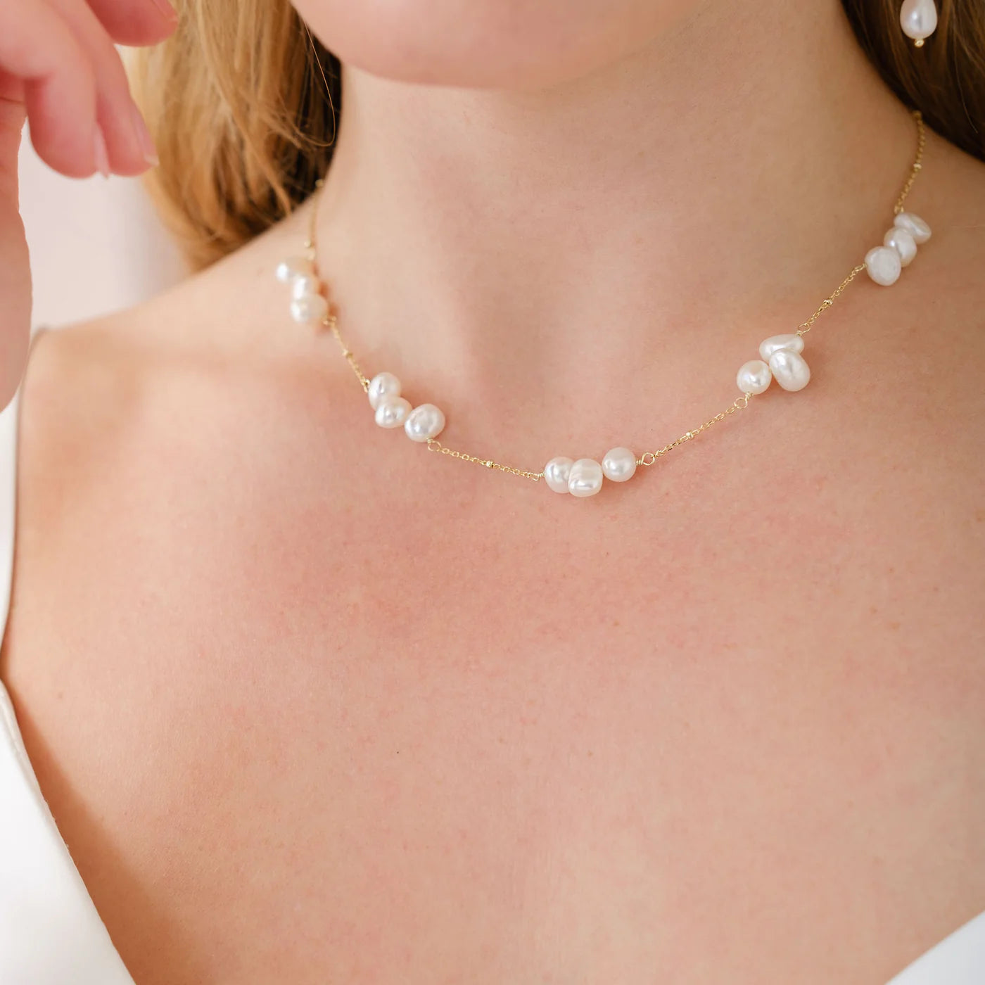Freshwater Pearl Bridal Necklace