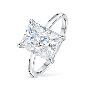 Hidden Halo Solitaire Engagement Ring