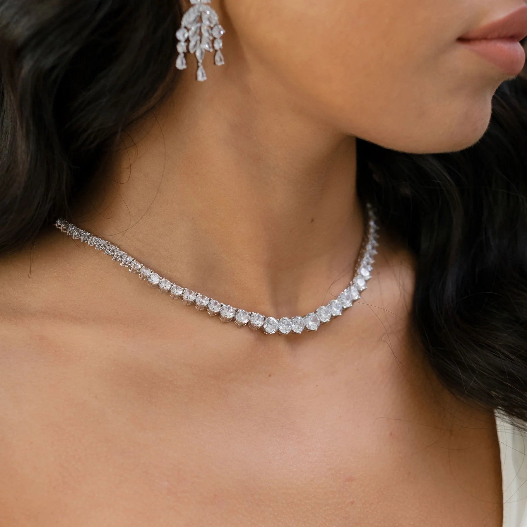 Crystal Collar Bridal Necklace