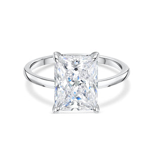 Hidden Halo Solitaire Engagement Ring
