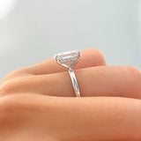 Hidden Halo Solitaire Engagement Ring