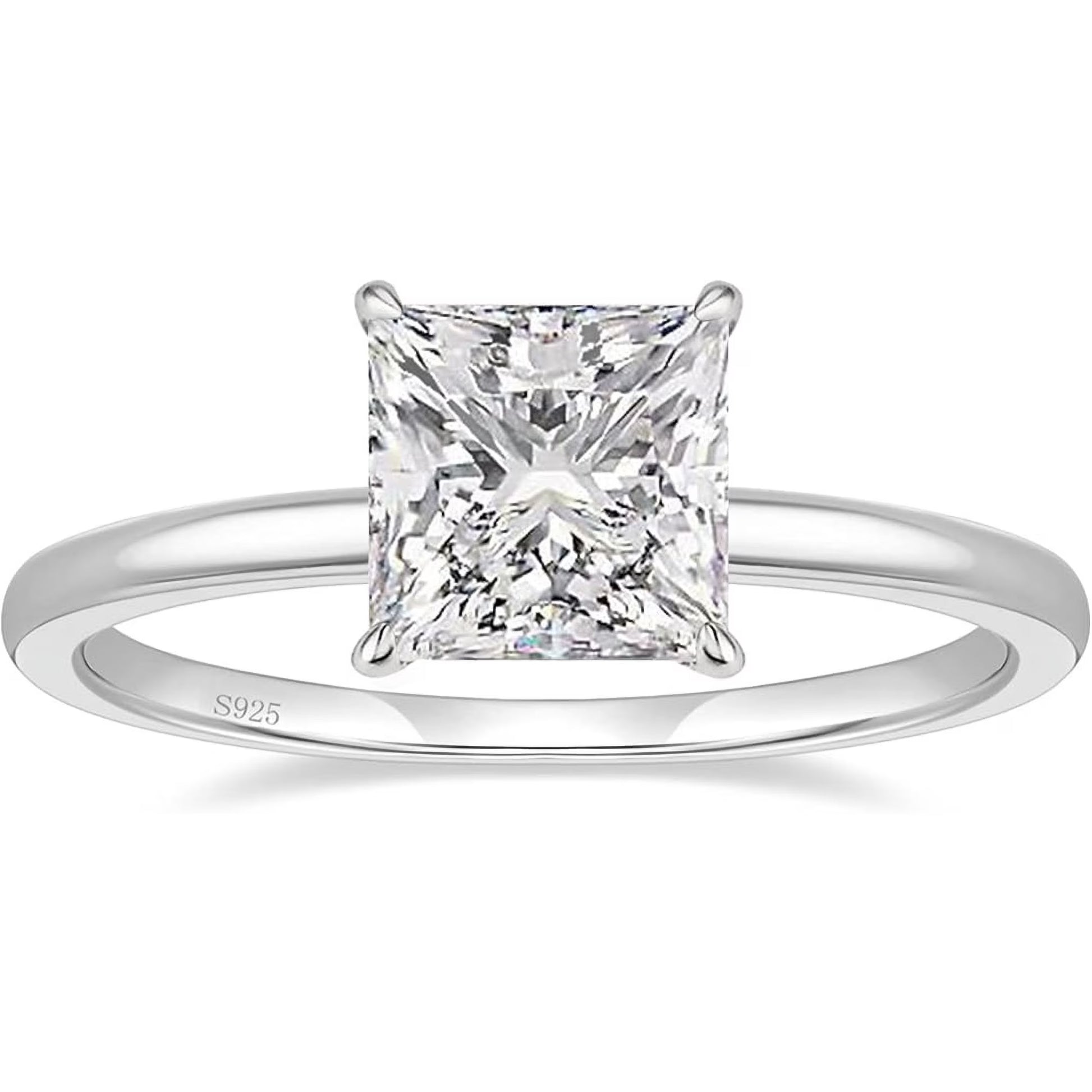 Hidden Halo Solitaire Engagement Ring
