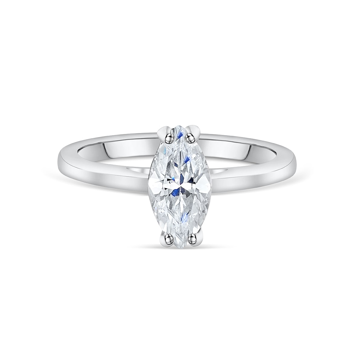 1 Carat Marquise Solitaire Ring