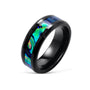 Men's Abalone Wedding Ring