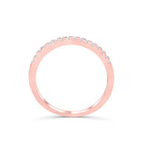 2mm Half Eternity Wedding Band
