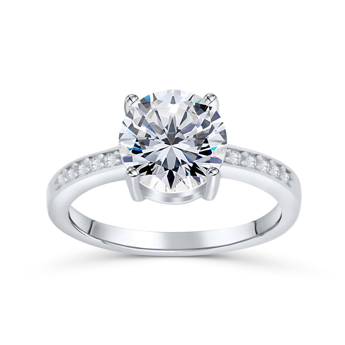 1.75 Carat Round Engagement Ring