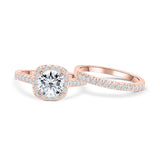 Cushion Halo Wedding Set
