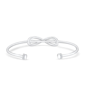 Infinity Bangle Bridal Bracelet
