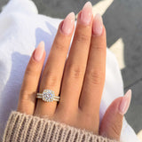 Cushion Halo Wedding Set