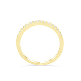 2mm Half Eternity Wedding Band