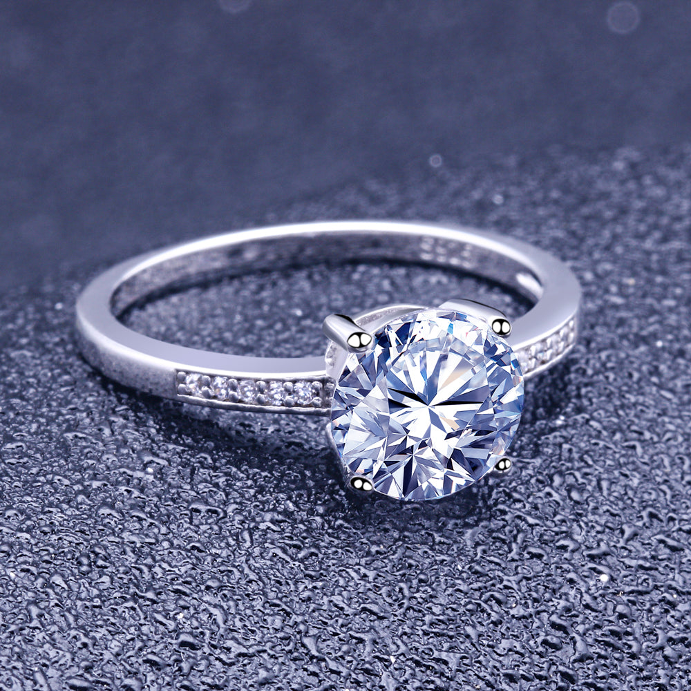 1.75 Carat Round Engagement Ring