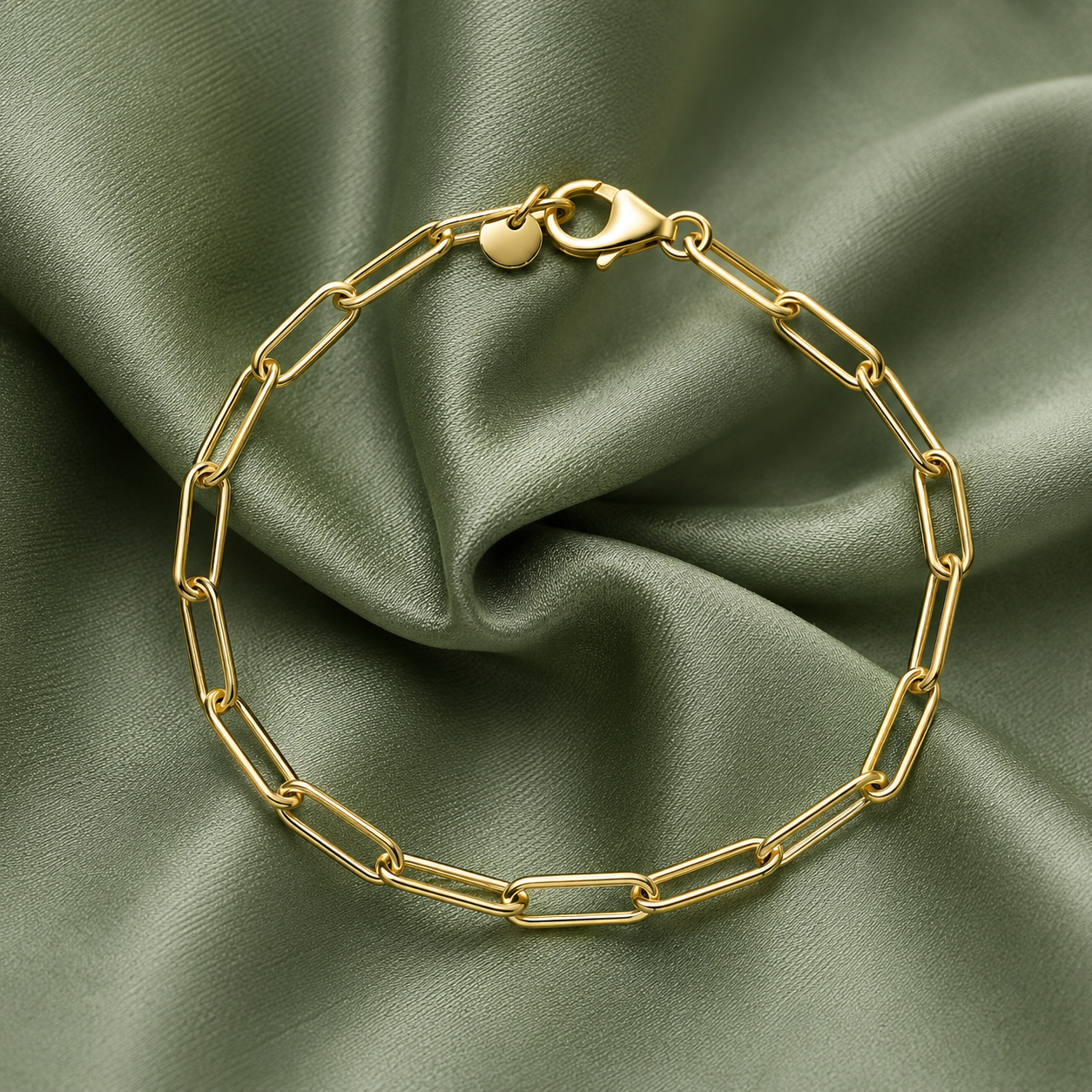 Women's Paperclip Bridal Bracelet