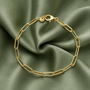 Women's Paperclip Bridal Bracelet