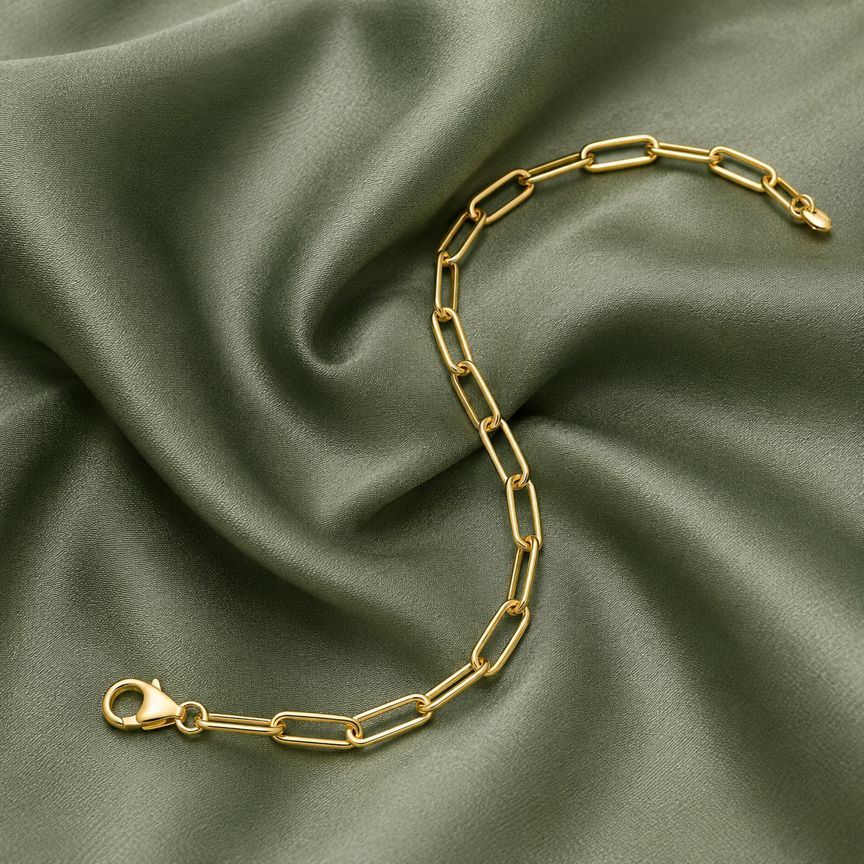 Women's Paperclip Bridal Bracelet