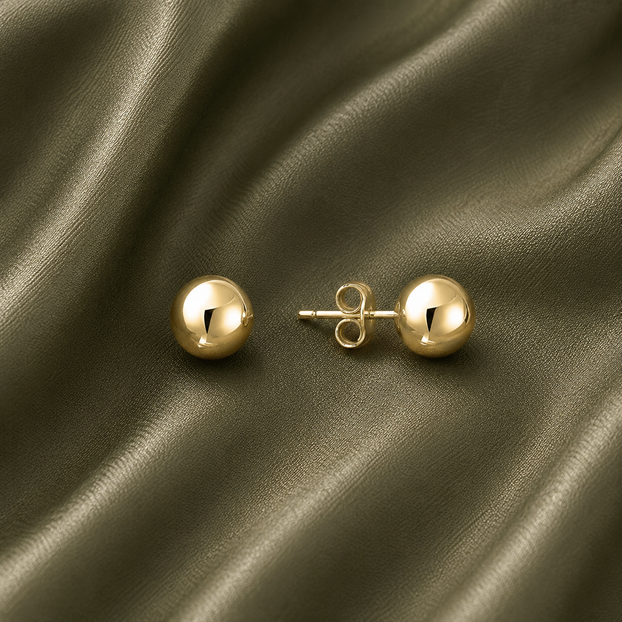 Ball Stud Bridal Earrings