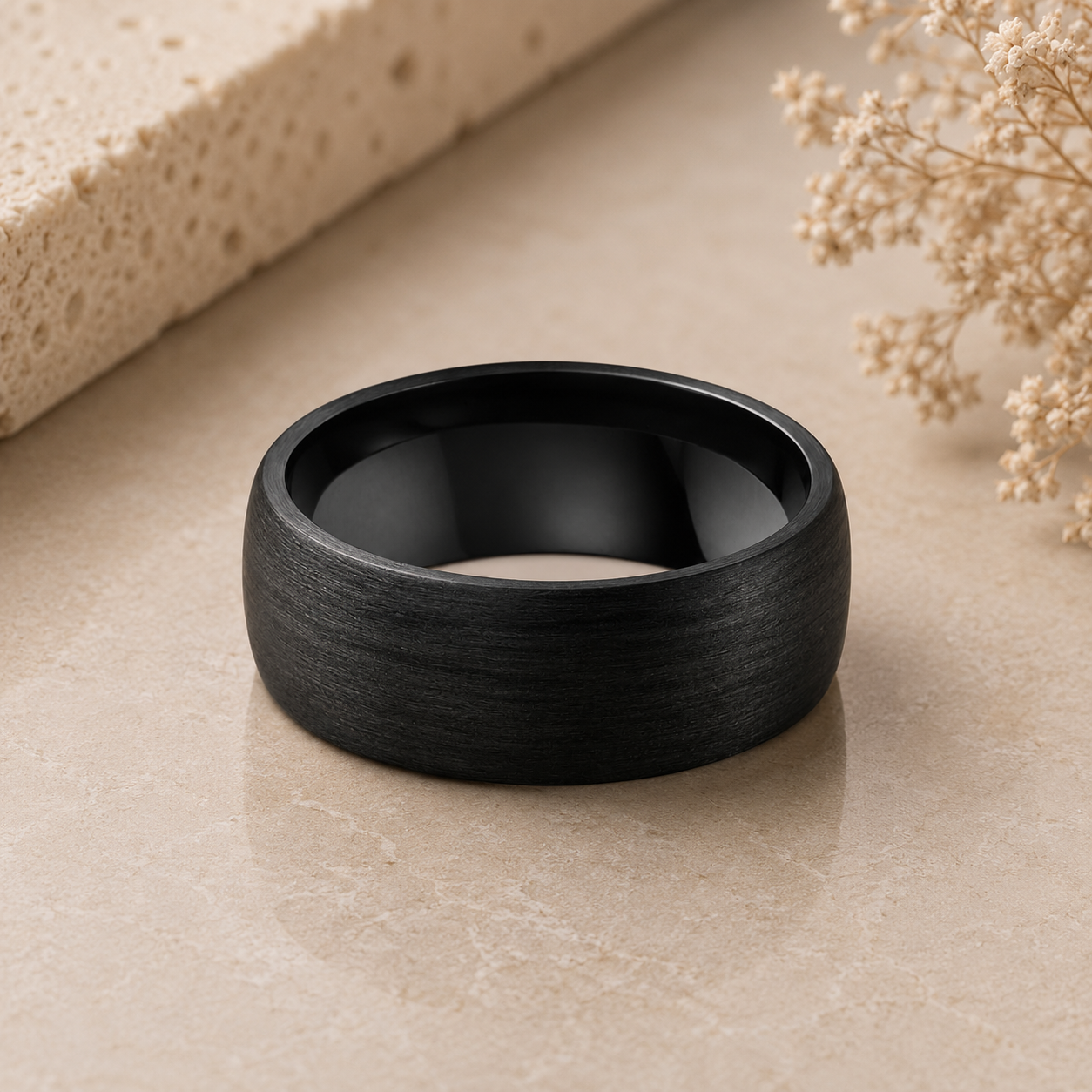 Men's Carbon Fiber Wedding Ring