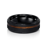 Men's Tungsten Wood Ring