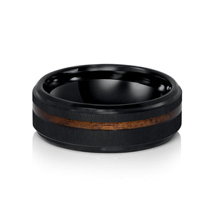 Men's Tungsten Wood Ring