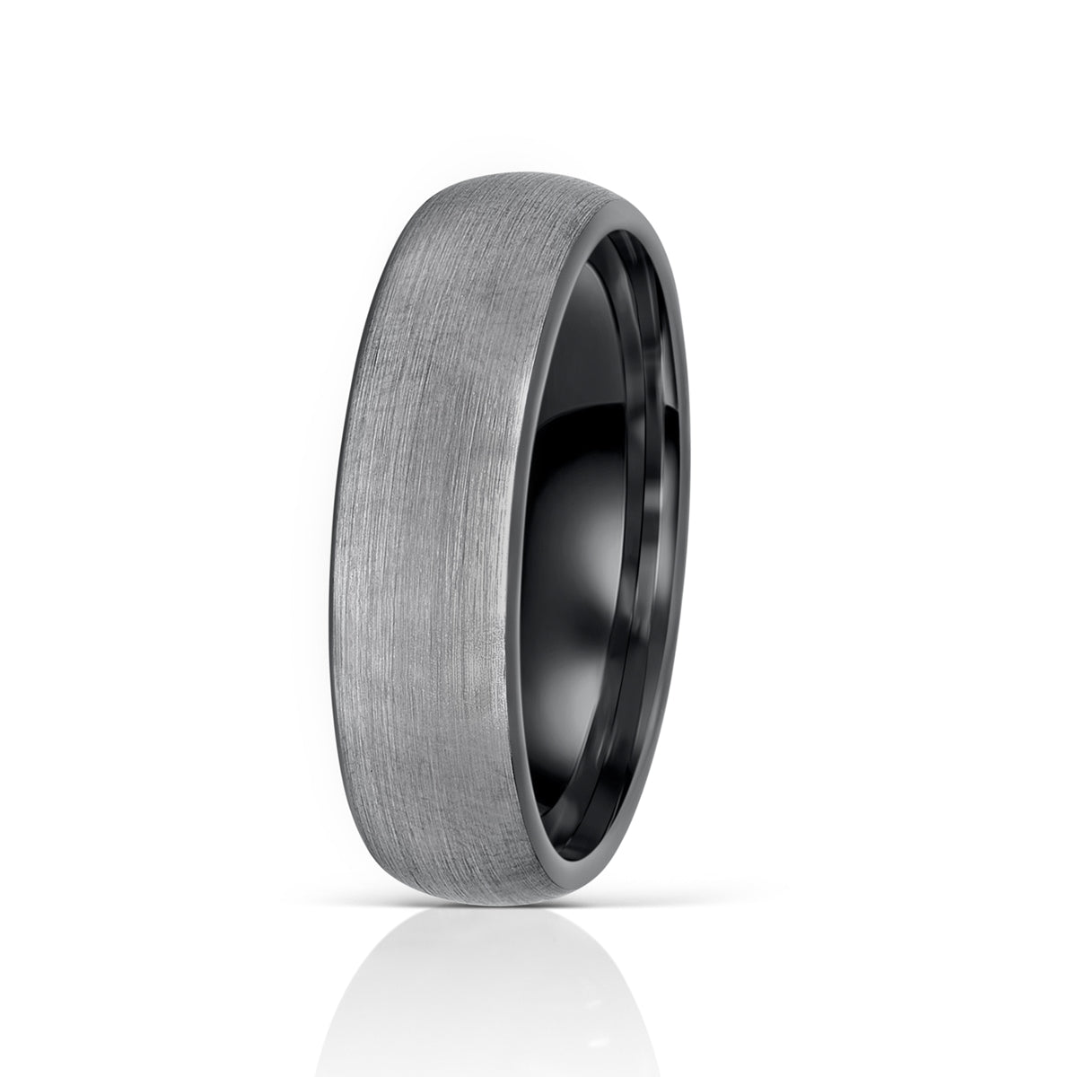 Men's Matte Tungsten Wedding Ring