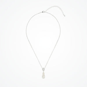Teardrop Pearl Bridal Necklace