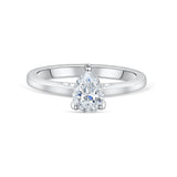 1 Carat Pear Solitaire Ring