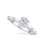 1 Carat Pear Solitaire Ring