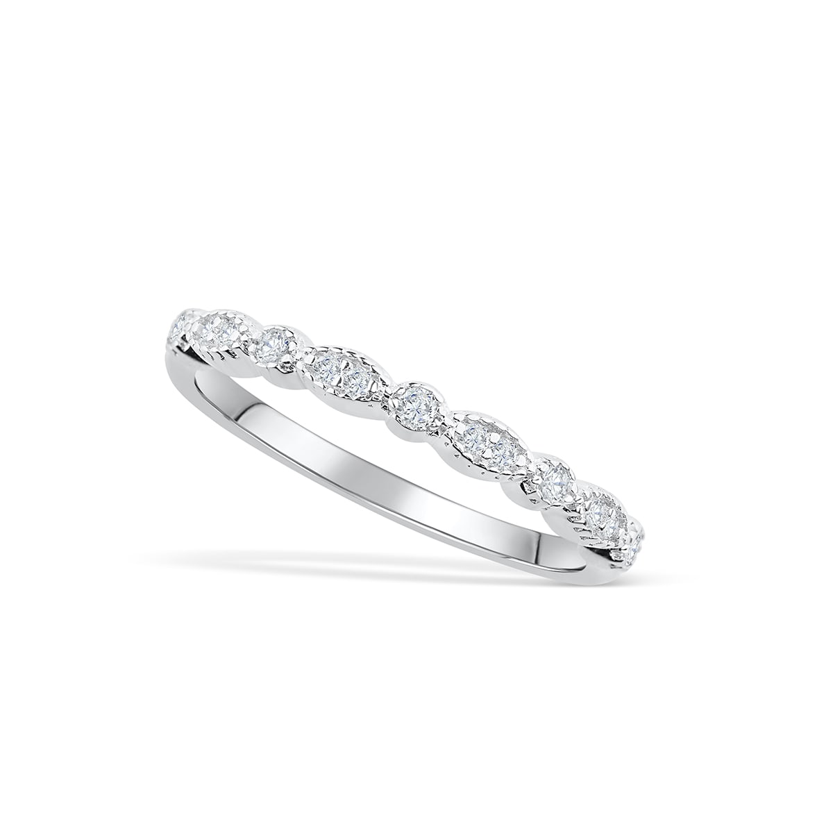 Alternating Vintage Eternity Band