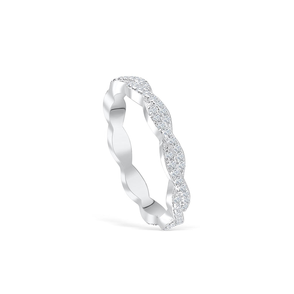 3mm Woven Intertwined Wedding Band