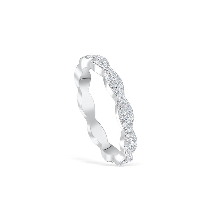 3mm Woven Intertwined Wedding Band
