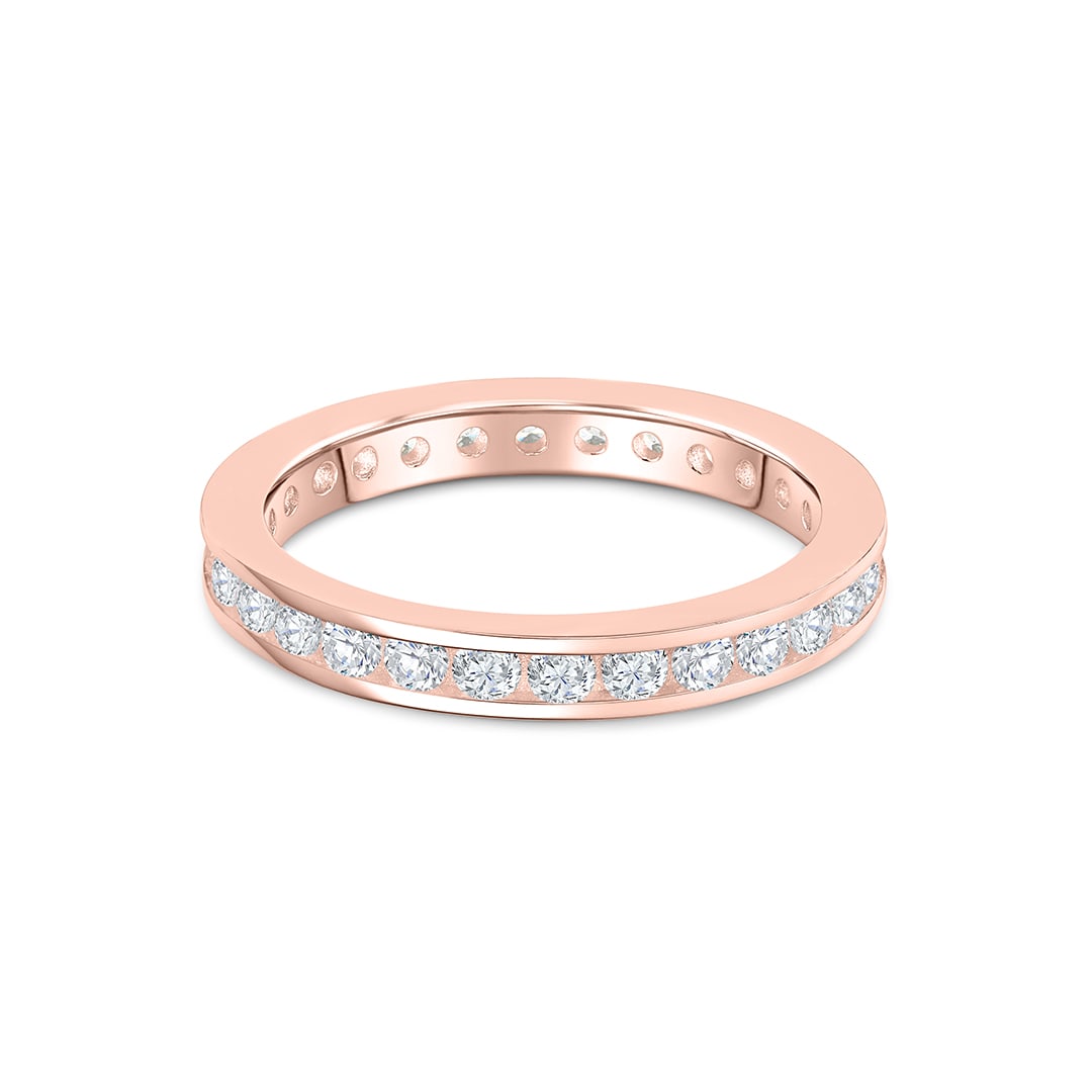 Channel Setting Eternity Wedding Band