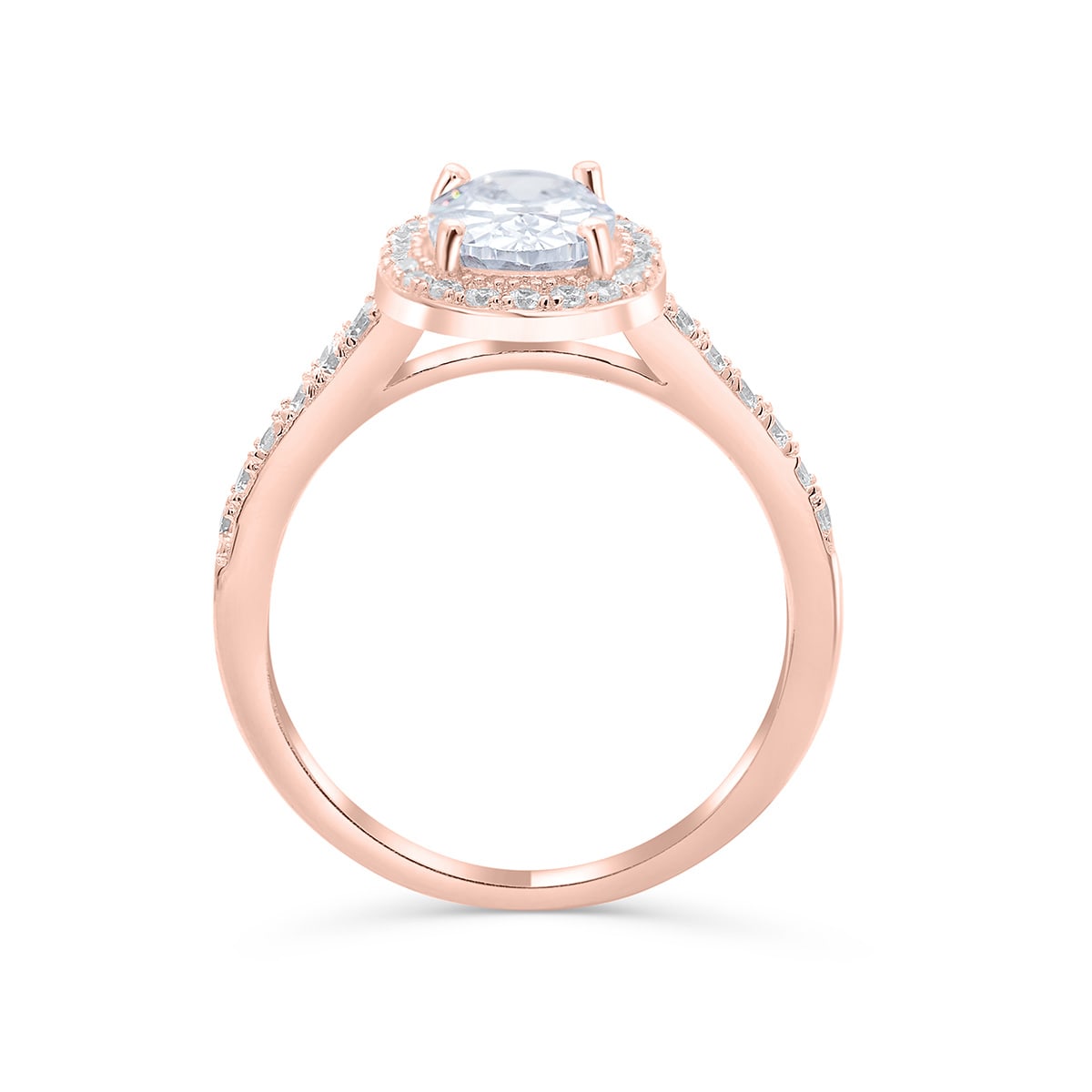 1.5 Carat Oval Halo Engagement Ring