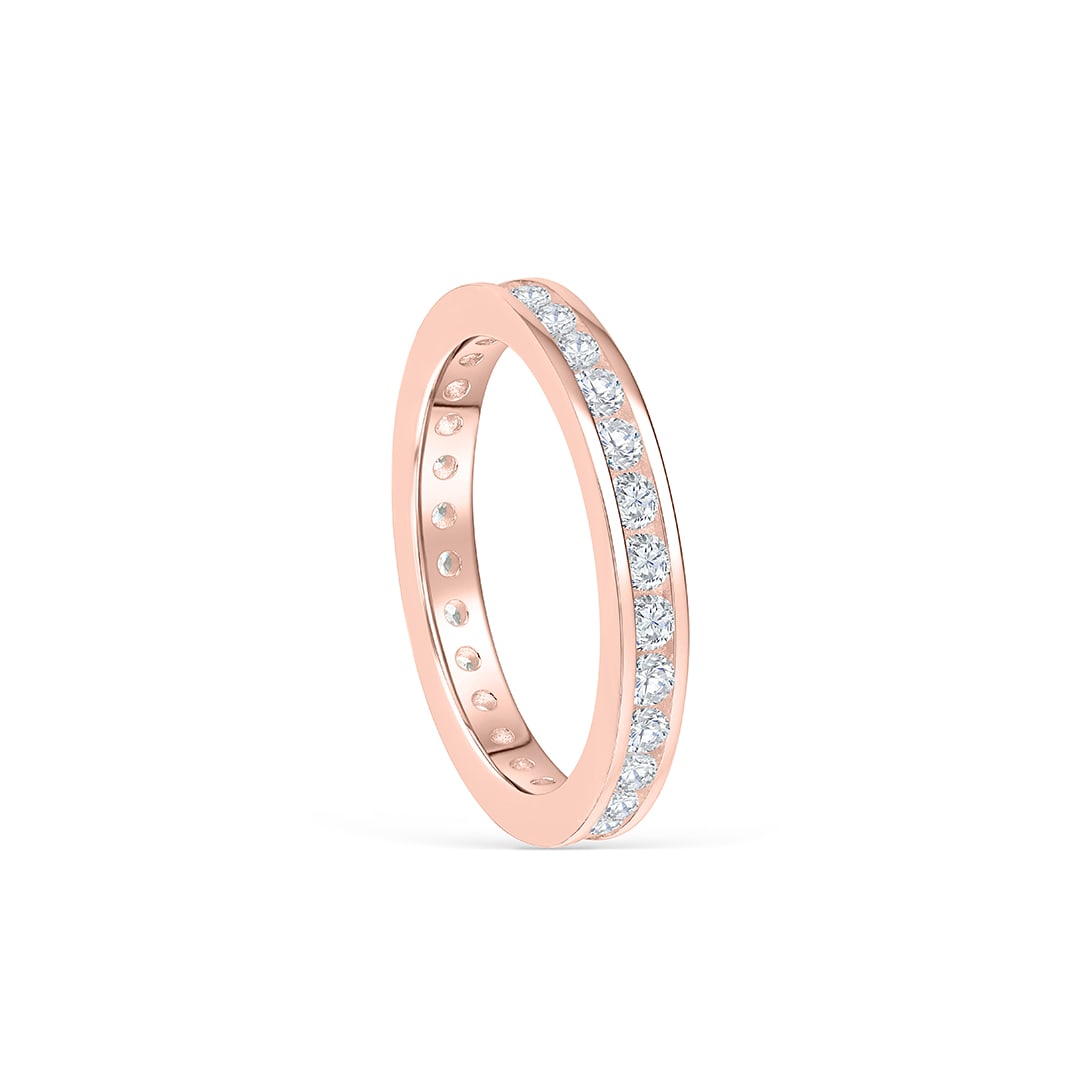 Channel Setting Eternity Wedding Band