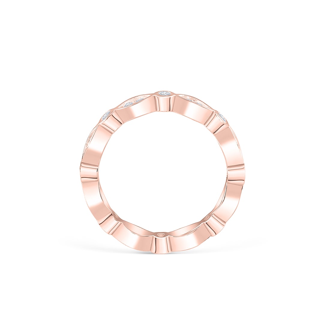 Alternating Vintage Eternity Band