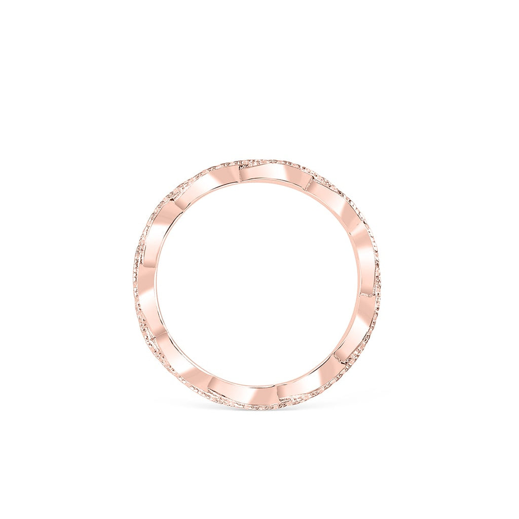 3mm Woven Intertwined Wedding Band