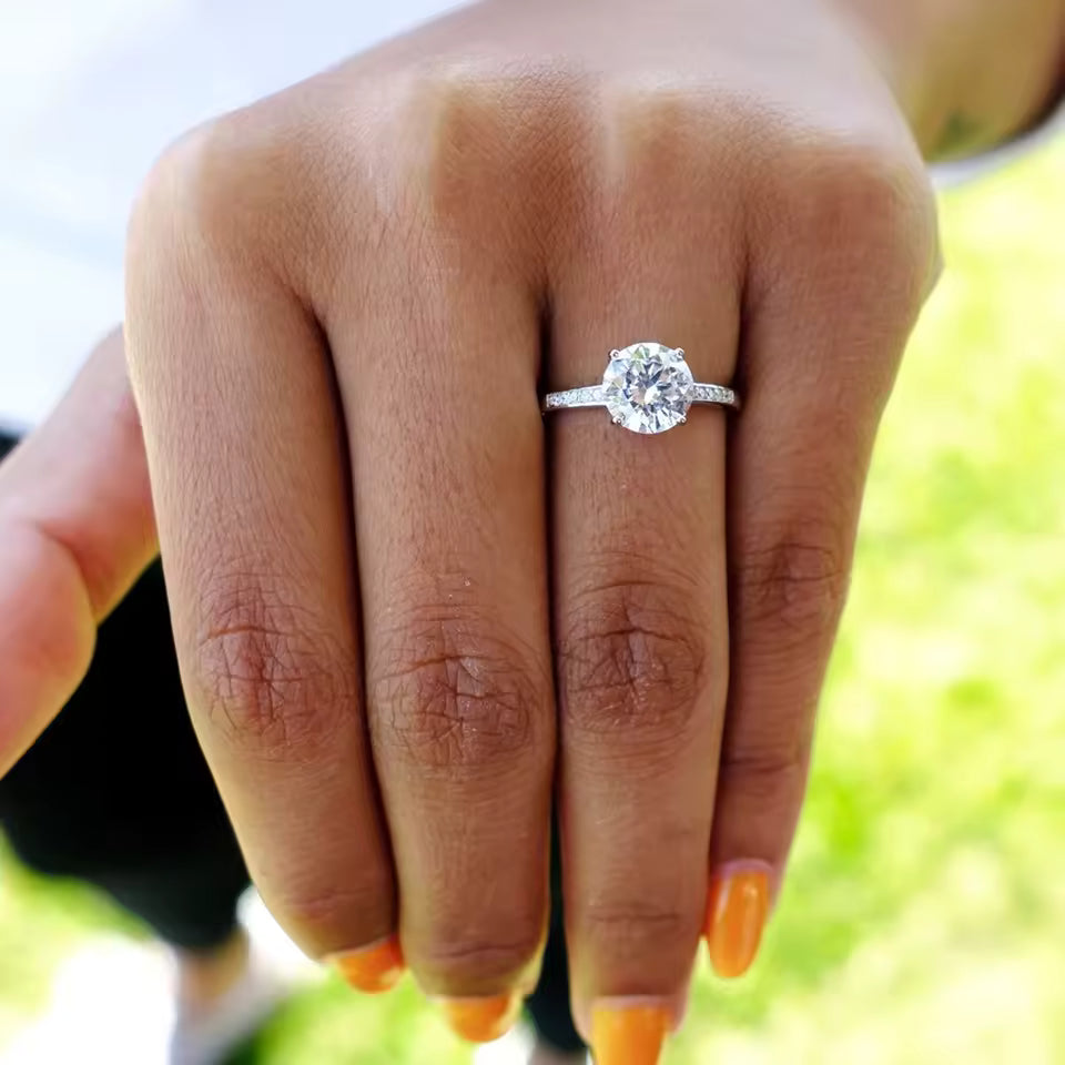 1.75 Carat Round Engagement Ring