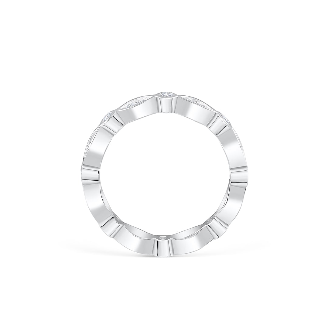 Alternating Vintage Eternity Band