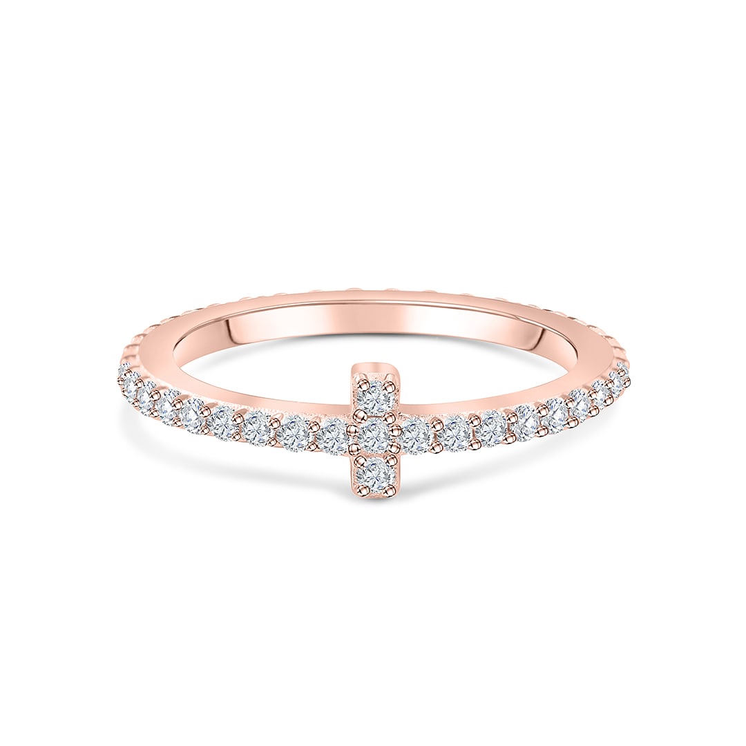 T-Shaped Eternity Band