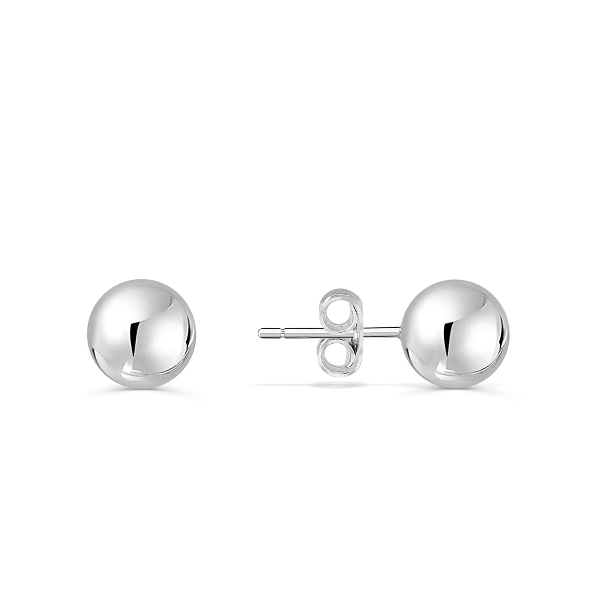 Ball Stud Bridal Earrings