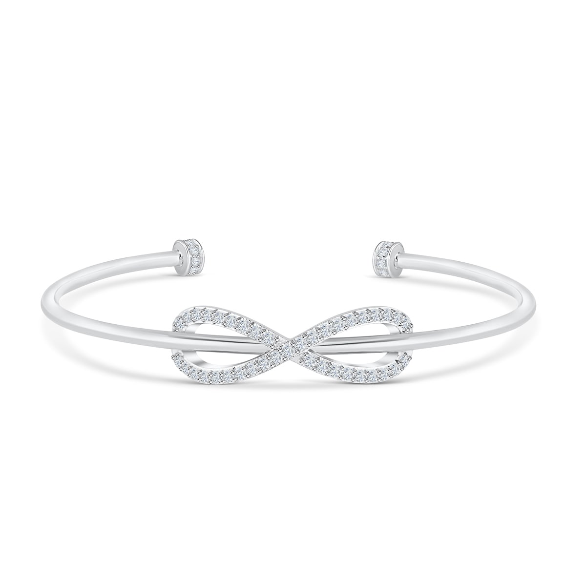 Infinity Bangle Bridal Bracelet