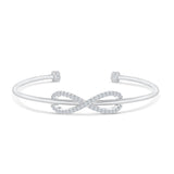 Infinity Bangle Bridal Bracelet