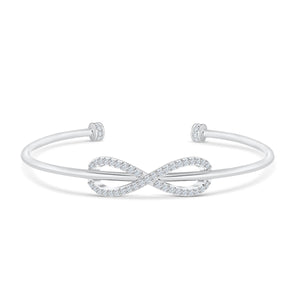 Infinity Bangle Bridal Bracelet
