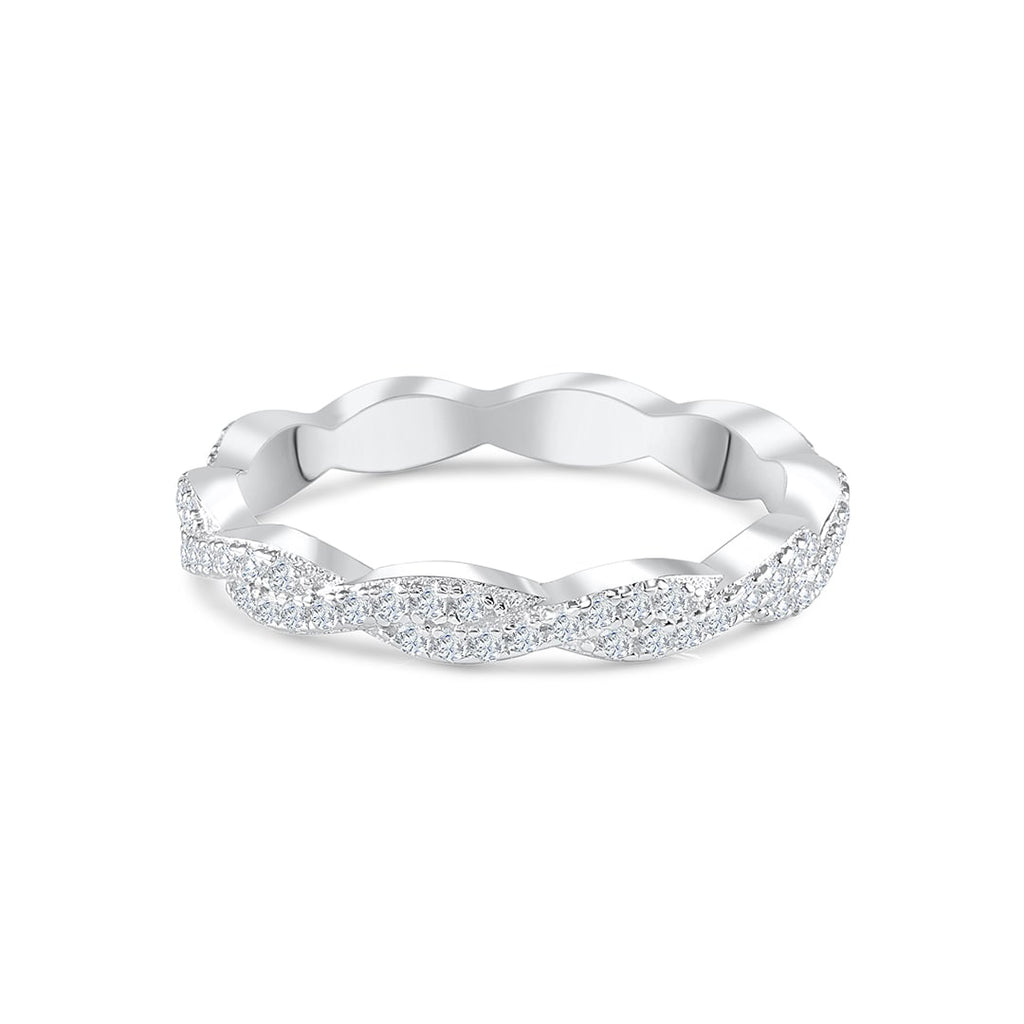 3mm Woven Intertwined Wedding Band
